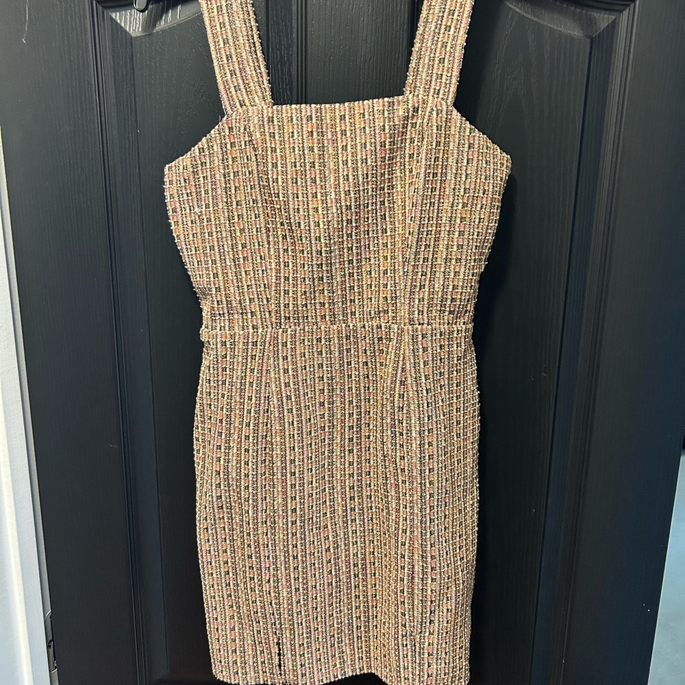 Francesca's Collections Multicolor Tweed Mini Dress